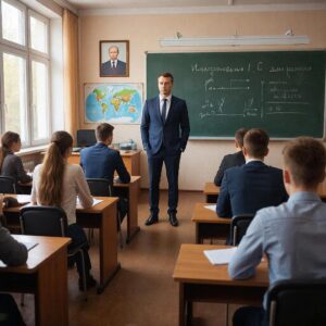 Преподаватель СПО у доски: как называют учителя в колледже