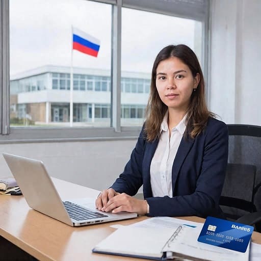 Зарплата преподавателя СПО в России: официальный доход, банковская карта, российский флаг