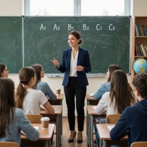 Уровни английского языка A1–C2 для преподавателя в СПО